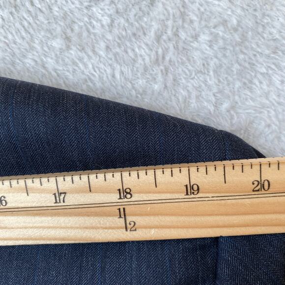 Lauren Ralph Lauren Wool Blazer Sport Coat Men Size 42L Dark Navy Classic Jacket - Picture 10 of 12